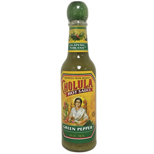 cholula hot sauce 5oz green peppers -- 12 per case