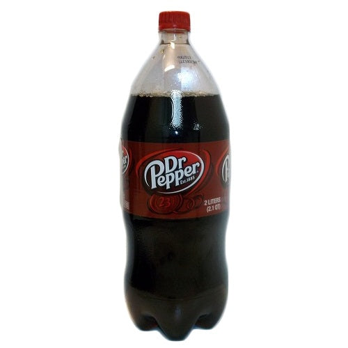 dr. pepper soda 2 ltrs -- 8 per case