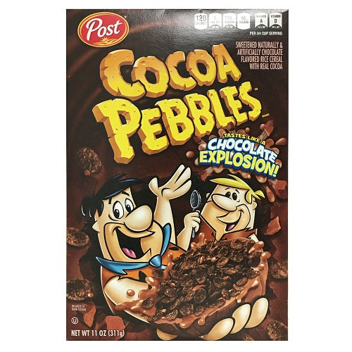 post cocoa pebbles 11oz cereal -- 12 per case