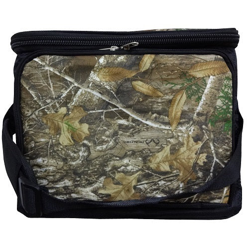 camo cooler bag 30 can w- hard plastic -- 6 per case