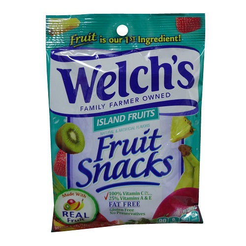 welchs fruit snacks island fruits 5oz -- 12 per case