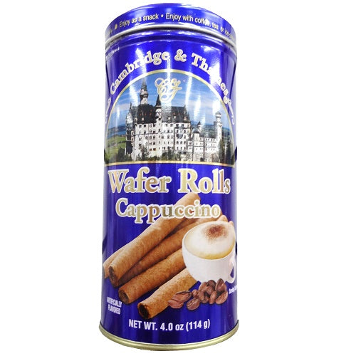 c t wafer rolls cappuccino 4.0oz tin c -- 12 per case