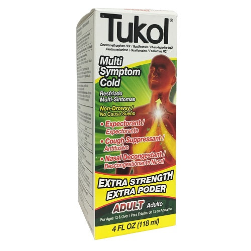 tukol multi- sympt cold medicine 4oz adul -- 6 per box