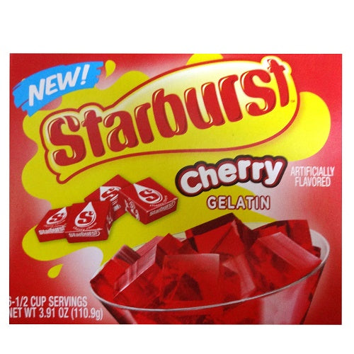 starburst gelatin 3.91oz cherry -- 12 per case