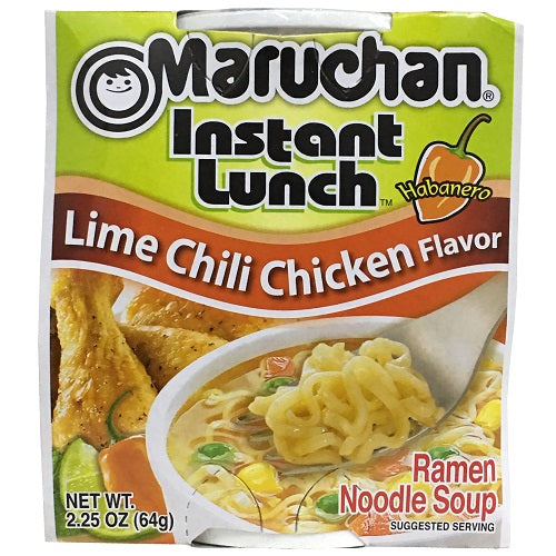 maruchan cup lime chili chicken 2.25oz -- 12 per case