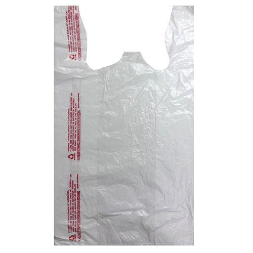 t- shirt bags 400ct white -- 1 per case