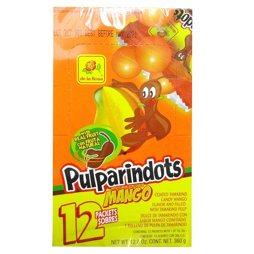 de la rosa pulparindots 12pc mango -- 12 per case