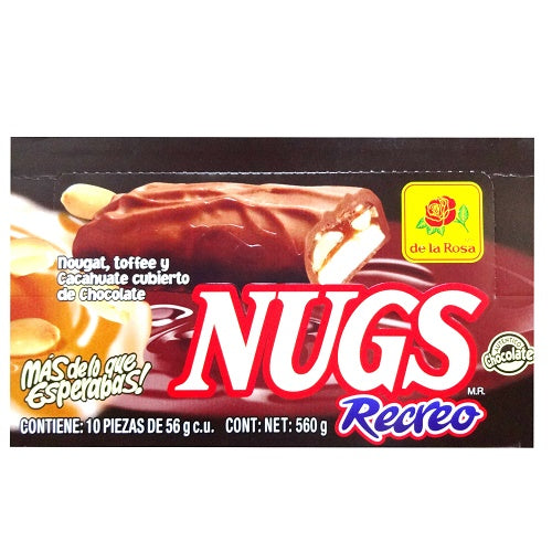 de la rosa nugs choco 10ct recreo -- 20 per case