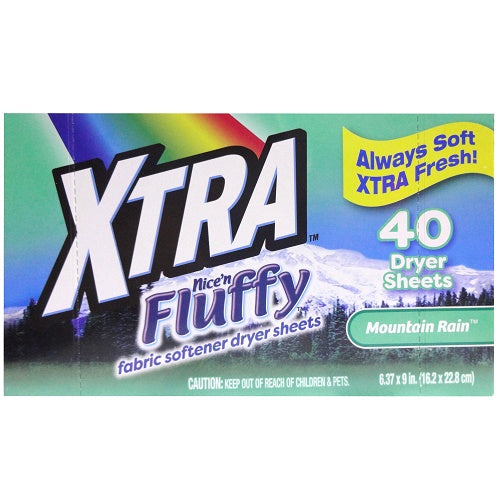 xtra fab soft sheets 40ct mountain rain -- 12 per case