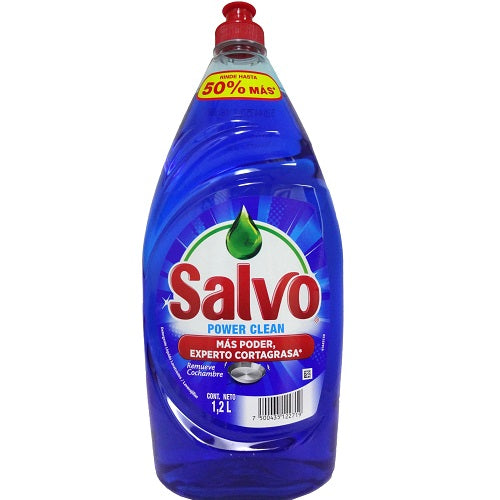 salvo dish liq 1.2 ltr power clean -- 12 per case