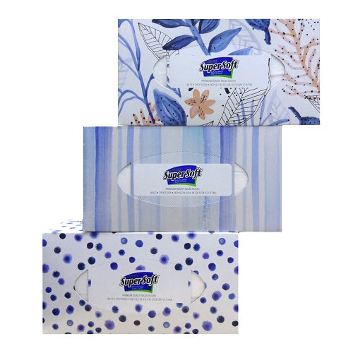 s.s facial tissue 160ct 2-ply asst -- 36 per case