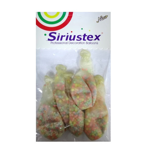 balloons siriustex decoration 5ct -- 12 per box