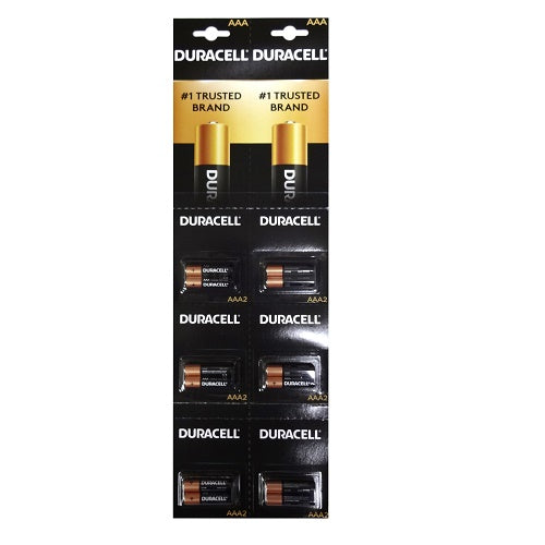 duracell aaa 2pk batteries -- 30 per box