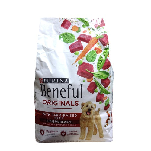 purina beneful dog food 3.5 lb orig beef -- 4 per case