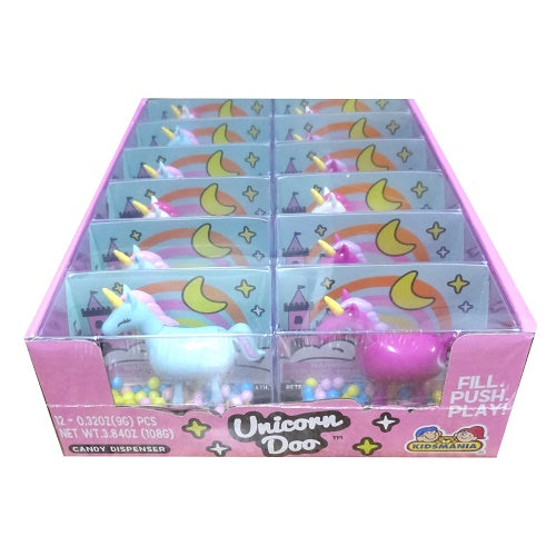 unicorn doo candy dispenser 0.32oz -- 12 per box