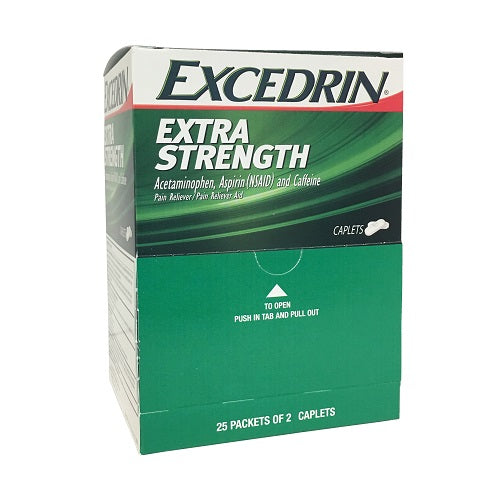 excedrin pain reliever 25ct extra streng -- 2 per box