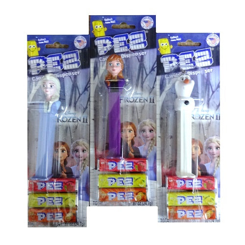 pez candy dispenser frozen asst -- 12 per box