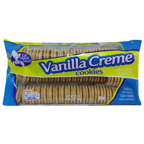 lil dutch 25oz vanilla cremes cookies -- 9 per case