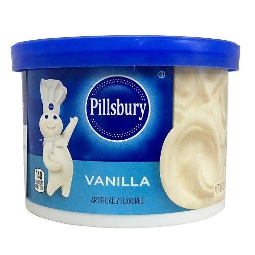 pillsbury frosting 10oz vanilla -- 8 per case