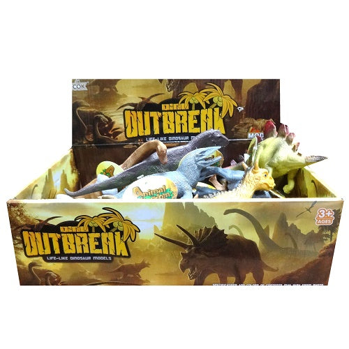 toy dino outbreak 8in asst -- 12 per box