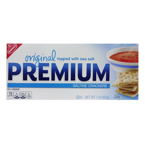 nabisco premium saltine crackers 16oz -- 12 per case