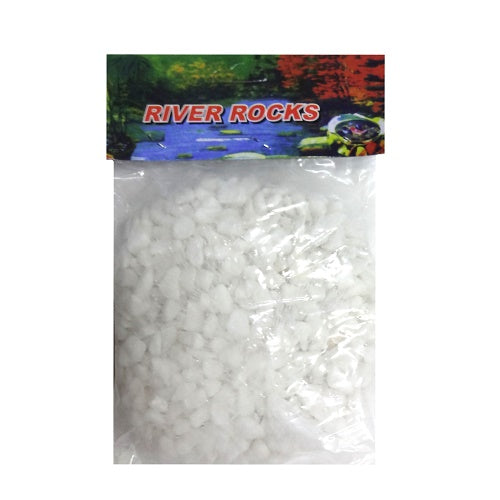 river rocks - white gravel -- 12 per box