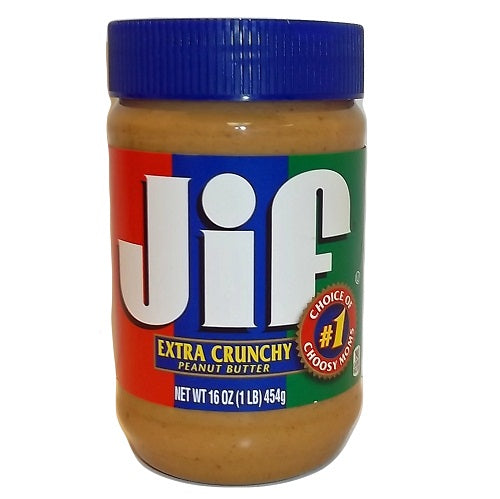 jif peanut butter 16oz xtra crnchy -- 12 per case