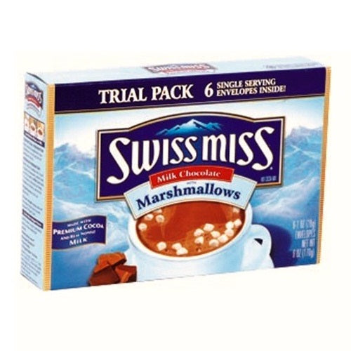 swiss miss milk choc w- mrsh 6pk -- 36 per case