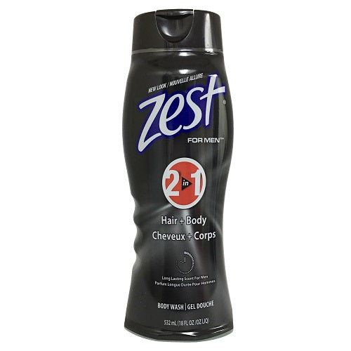 zest body wash 18oz 2 in 1 w- brut for me -- 6 per case