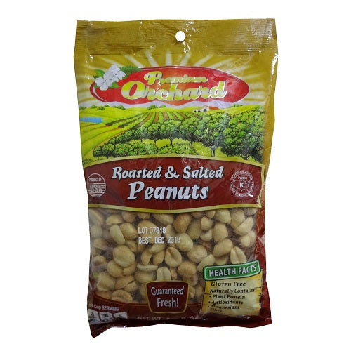 premium orchard rstd salted peanuts 8 -- 12 per case