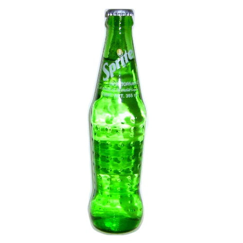 sprite soda 355ml glass bottle -- 24 per case