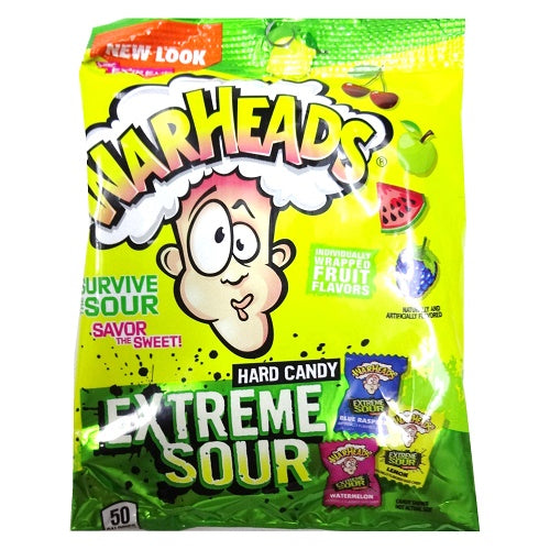 warheads extreme sour 2oz hard candy -- 12 per case