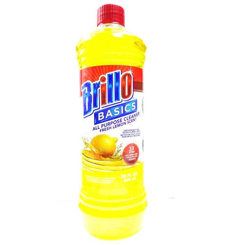 brillo all purpose cleaner lemon 28oz -- 12 per case