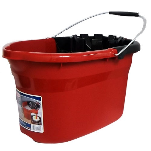 sterilite mop bucket 17.5qt classic red -- 4 per case