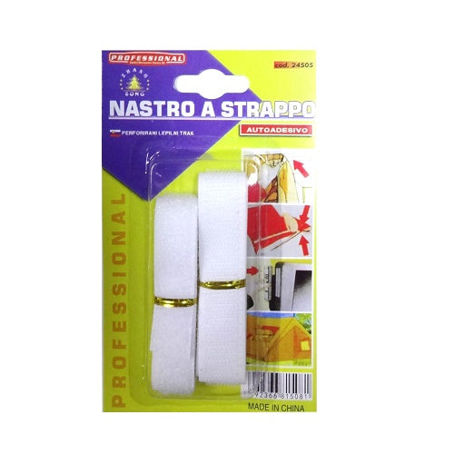 reclosable fastners 2pc white -- 12 per box