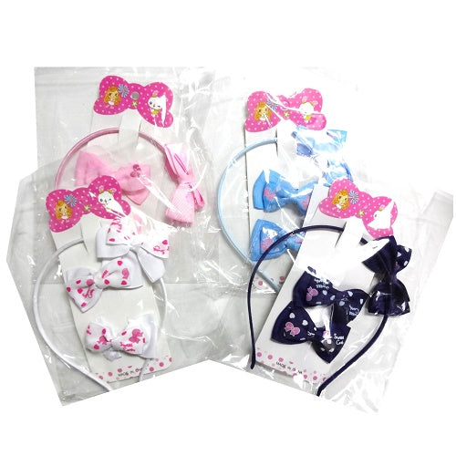 headband set 3pc asst clrs -- 12 per box