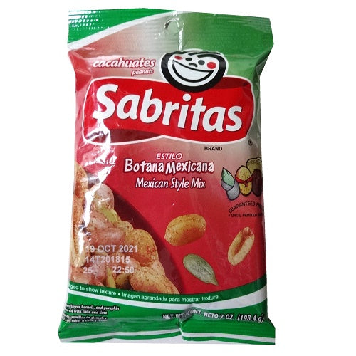 sabritas peanuts mexican style mix 7oz -- 12 per case