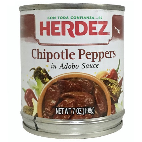 herdez whole chipotles 7oz in adobo sauc -- 12 per case