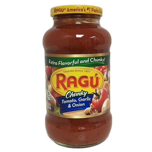 ragu sauce 24oz tom- grlc onion -- 12 per case