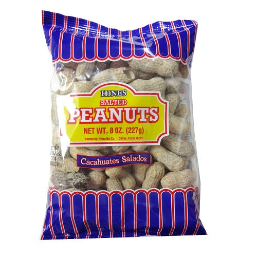 hines salted peanuts 8oz bag -- 35 per case