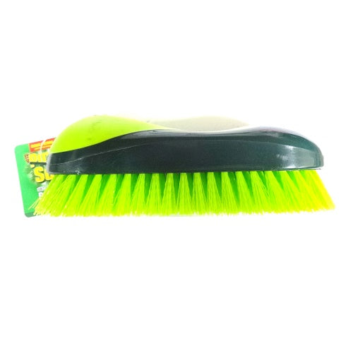 pine- sol soft- grip scrub brush -- 12 per case