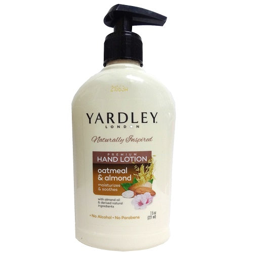 yardley hand lotion 7.5oz oatml almond -- 12 per case