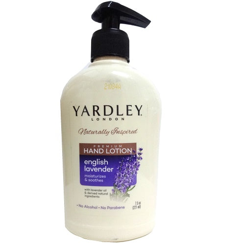 yardley hand lotion 7.5oz english lavndr -- 12 per case