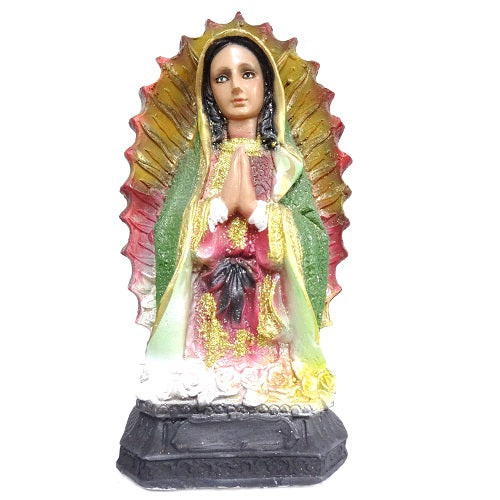 religious statue bust virgen de guadalup -- 2 per case