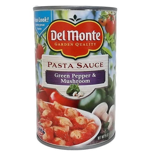 del monte pasta sauce grn pepper mshrm -- 12 per case