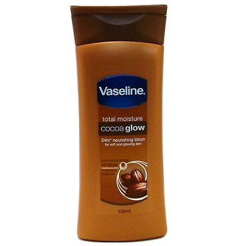 vaseline lotion 100ml cocoa glow -- 36 per case