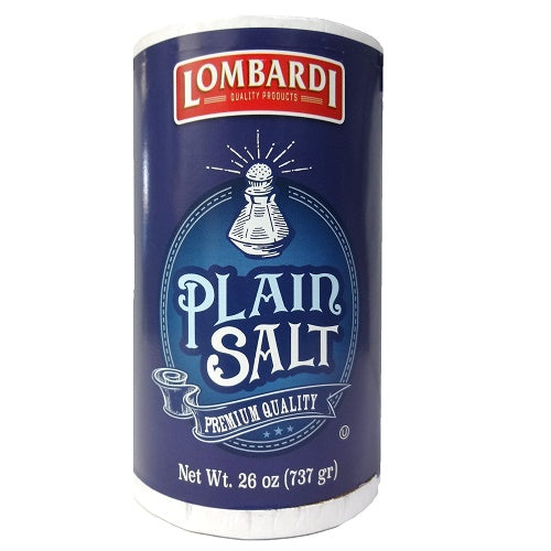 lombardi plain salt 26oz -- 24 per case