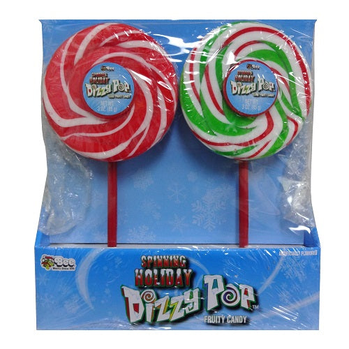 spinning holiday dizzy pop 3oz -- 12 per box