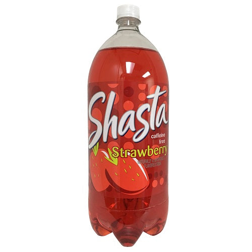 shasta soda 2 ltrs strawberry -- 6 per case