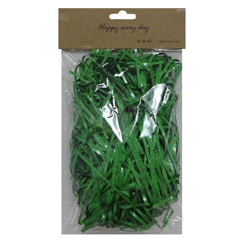 paper shreds 25g glitter drak green -- 12 per box